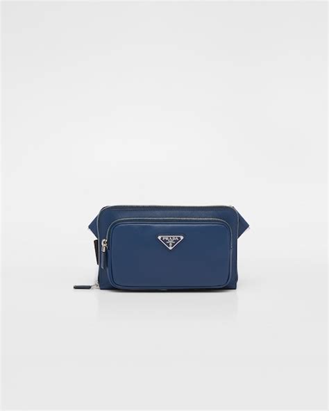 Bright Blue Saffiano leather shoulder bag 